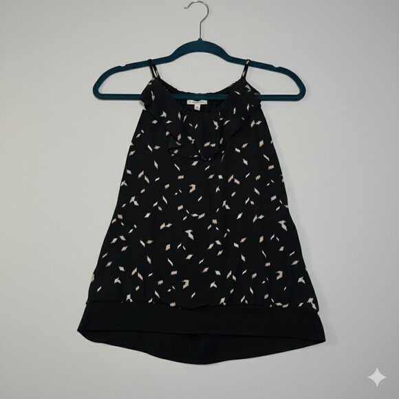 ✨ Maurices Black & Blush Confetti Print Halter Top - Size XL ✨ - Picture 1 of 4